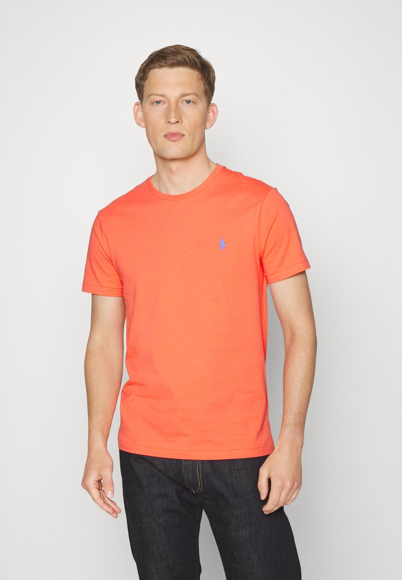Polo Ralph Lauren CUSTOM SLIM FIT JERSEY CREWNECK T-SHIRT - T-shirt básica - deep mango