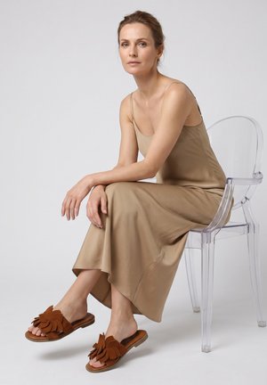 VENEZIA, SLIPPERS - Slip-on sandaler - brown