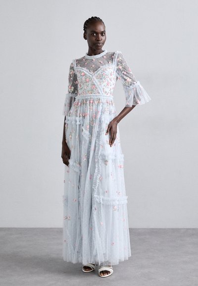 Needle & Thread SHIMMER DITSY LONG SLEEVE GOWN - Svečana odjeća - cloud