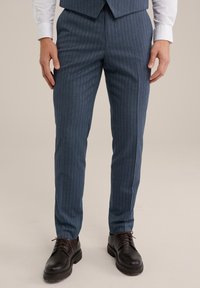 WE Fashion - Trousers - greyish blue Thumbnail Image 1