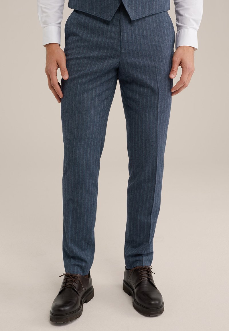 WE Fashion - Trousers - greyish blue, Enlarge