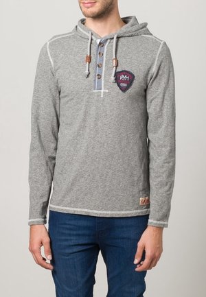Sweat à capuche - mottled grey