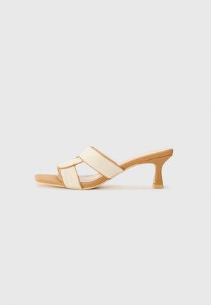 PRIYA - Heeled mules - tan/natural