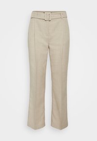 VMNANCY STRAIGHT BELT - Pantalon classique - silver lining