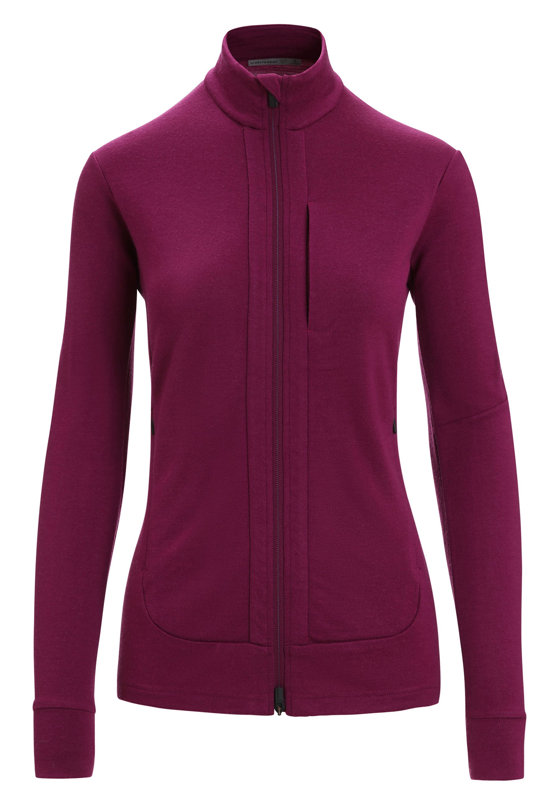 Icebreaker WOMEN QUANTUM ZIP HOODIE - Sweat Zippé - Summit/blush/rose Clair