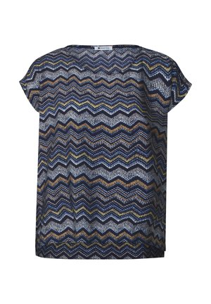Street One, DROPPED SHOULDER BLUSENSHIRT MIT RUNDHALS - Blouse - frozen wave