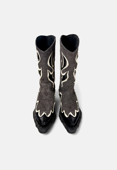 CAMPERLAB VENGA - Biker-/cowboynilkkurit - grau schwarz