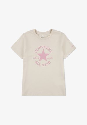 Camiseta estampada - natural ivory/lotus pink