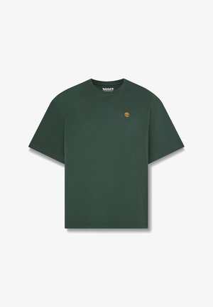 Timberland, SHORT SLEEVES TEE (RELAXED). - T-shirt basic - dark green