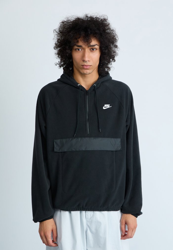 Nike CLUB WINTER - Hoodie - black/white