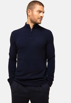 LEONIE 4-PLY TRUCKER  - Strickpullover - navy