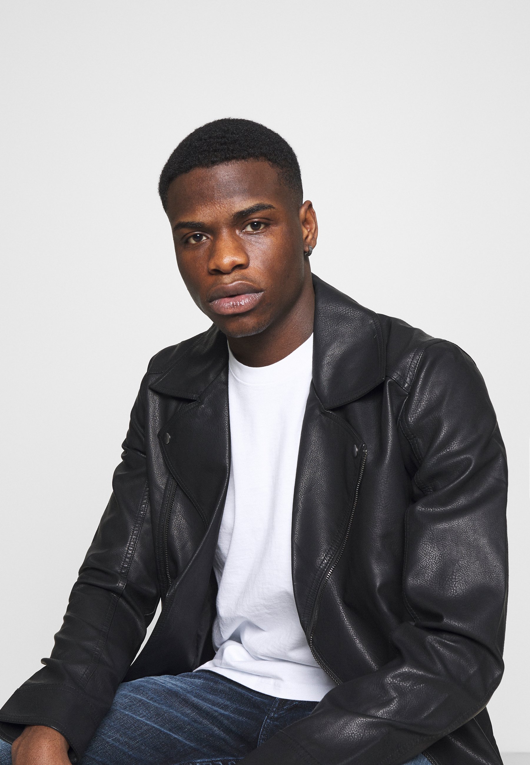 Uomo JORNOLAN BIKER JACKET - Giacca in similpelle Uomo JORNOLAN BIKER JACKET - Giacca in similpelle