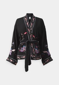 YASSOL BELT KIMONO  - Tunn jacka - black
