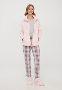 Terranova Giacca in pile - rosa chiaro