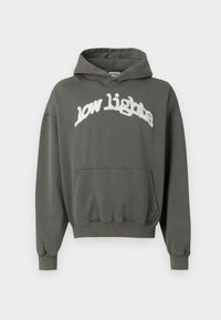 NEUTRON STAR HOODIE UNISEX - Mikina - dark grey acid wash