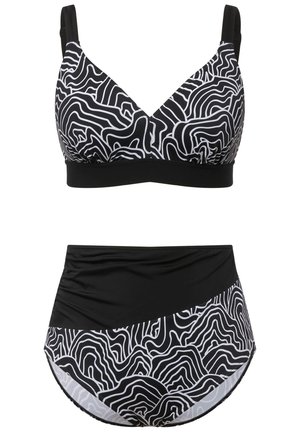 Ulla Popken SET - Bikiny - black