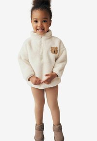 Next BEAR SET - Fliisdžemper - cream