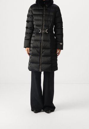 Abrigo de plumas - black