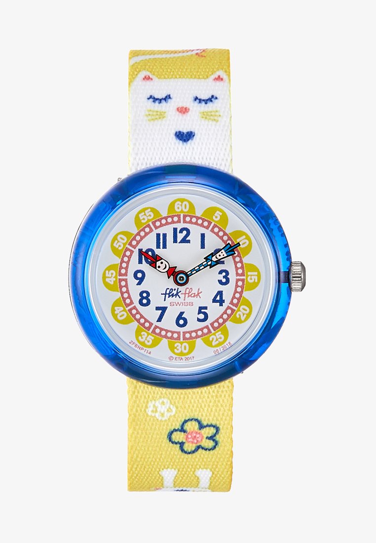 Flik Flak JUMPING CAT Montre yellow/jaune