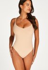 SEAMLESS ENHANCING HIGH LEG  - Bodi - beige