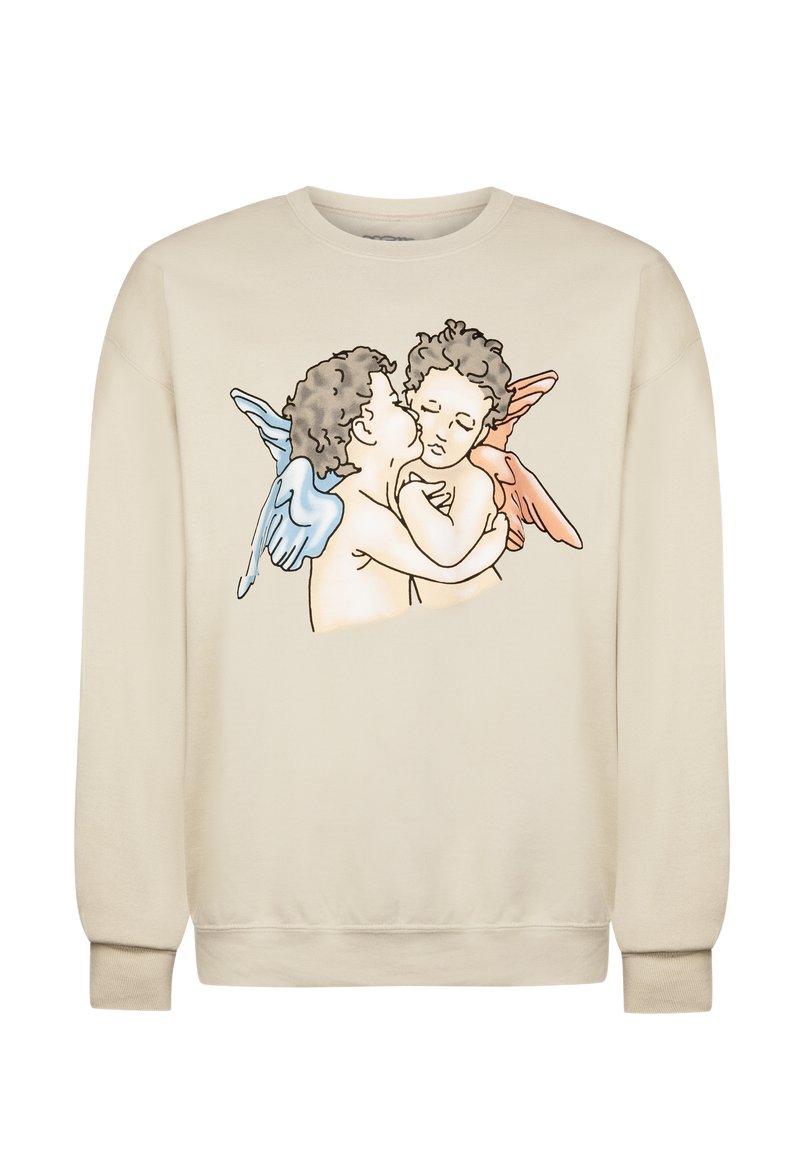 Damen Sweatshirts | New Love Club CHERUBS Sweatjacke sand - GJ50387 Damen Sweatshirts | New Love Club CHERUBS Sweatjacke sand - GJ50387