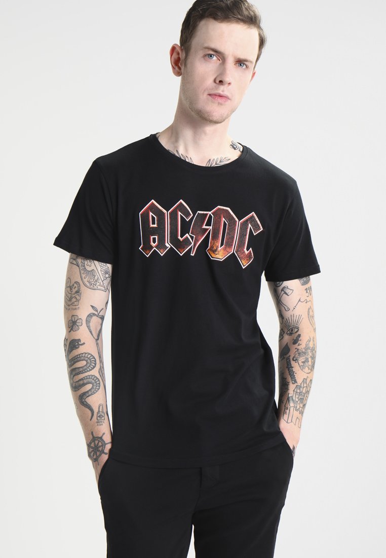 Mister Tee AC/DC - Trükipildiga T-särk - black/must - Zalando.ee