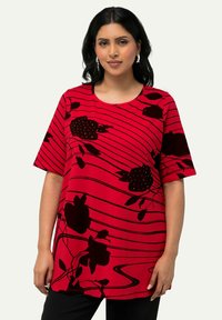 Ulla Popken Triko s potiskem - salsa