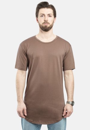 Tricou cu imprimeu - braun