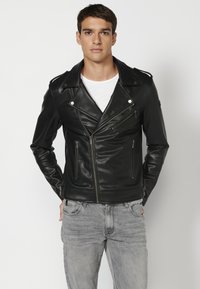 Koroshi SKIN EFFECT  - Mākslīgās ādas jaka -  black