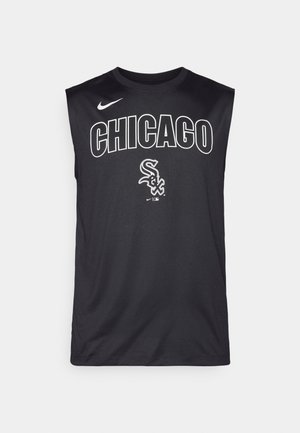 Nike Performance MLB CHICAGO WHITE SOX KNOCKOUT MUSCLE TANK - Top - black