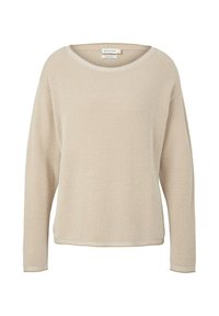 Svetr - beige bubble structure