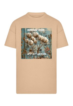 PLANTS  - Print T-shirt - unionbeige