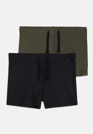 TIGHT SWIMMING 2 PACK - Badeshorts - black/olive