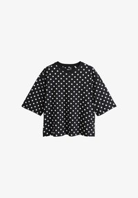 Non selezionato, black white polka dot