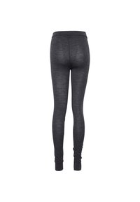 Grå leggings med en blød tekstur, der har en høj talje og en tætsiddende pasform. Stoffet virker let og strækbart, uden synlige mønstre.