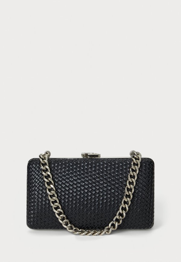WOVEN LEATHER SMALL FRANKI CLUTCH - Clutch