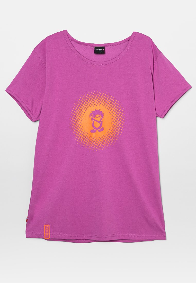 Trollkids T-shirt print paars