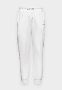 LOGO TAPE PANT - Tracksuit bottoms - white