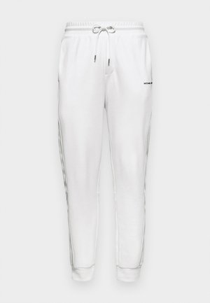 Michael Kors LOGO TAPE PANT - Pantalon de survêtement - white