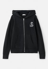 ZIP HOME CARDIGAN - Zip-up sweatshirt - noir