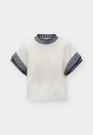 YAS, YASTELO - Pullover - birch/navy blazer