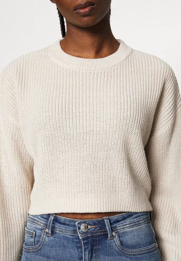 ONLMALAVI CROPPED PULLOVER  - Jumper - pumice stone3