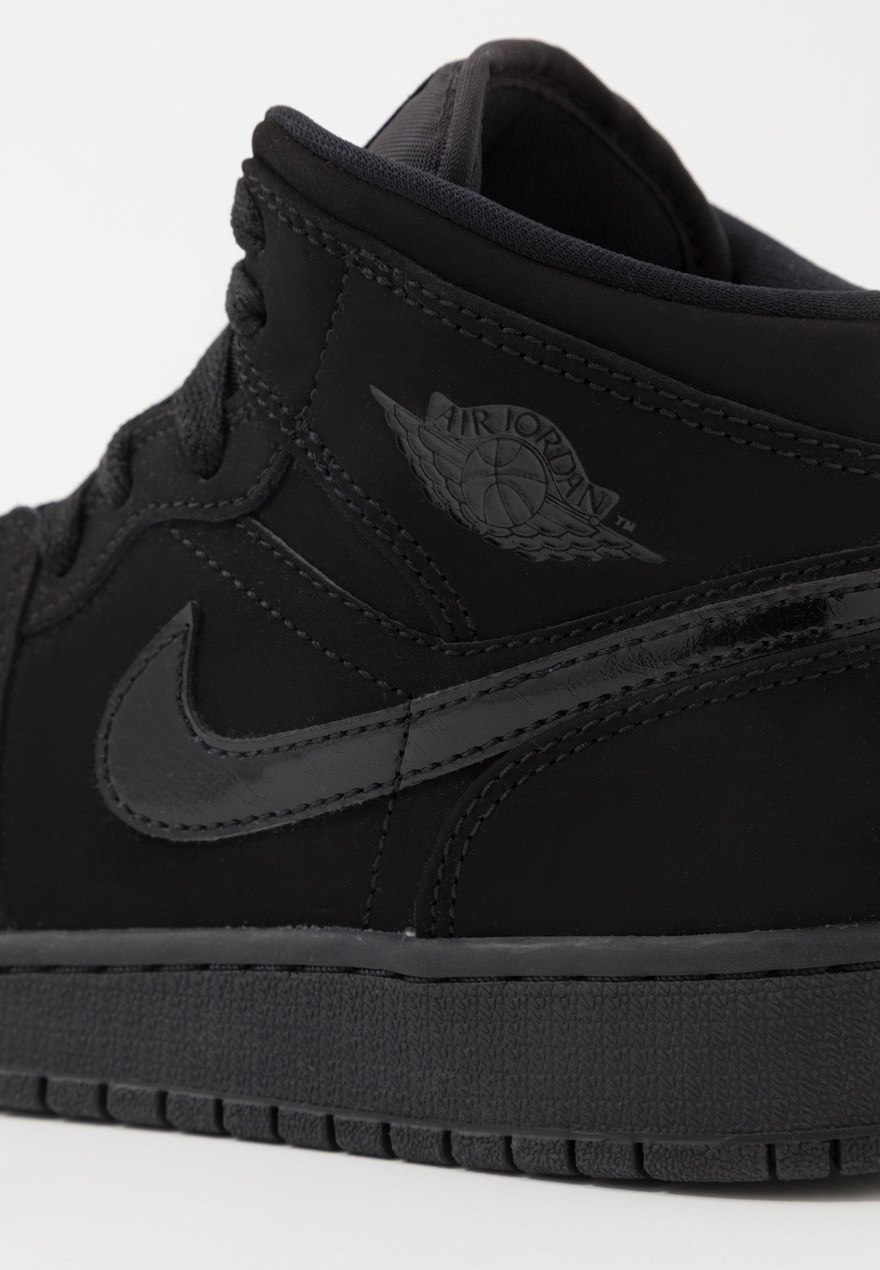 Jordan AIR 1 MID UNISEX - Basketbalschoenen - black/Zwart - Zalando.nl