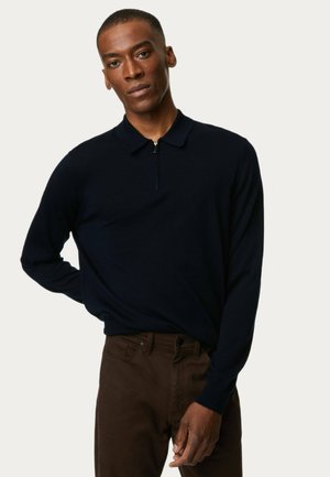 EXTRA FINE - Top s dlouhým rukávem - navy