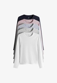 Niewybrane, pink burgundy stripe navy blue grey marl white
