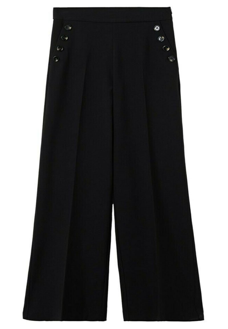 Mango Broek zwart Mango Broek zwart