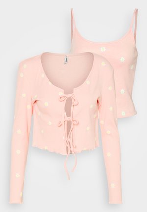 ONLFENJA LIFE 2 PACK - Kardigan - strawberry
