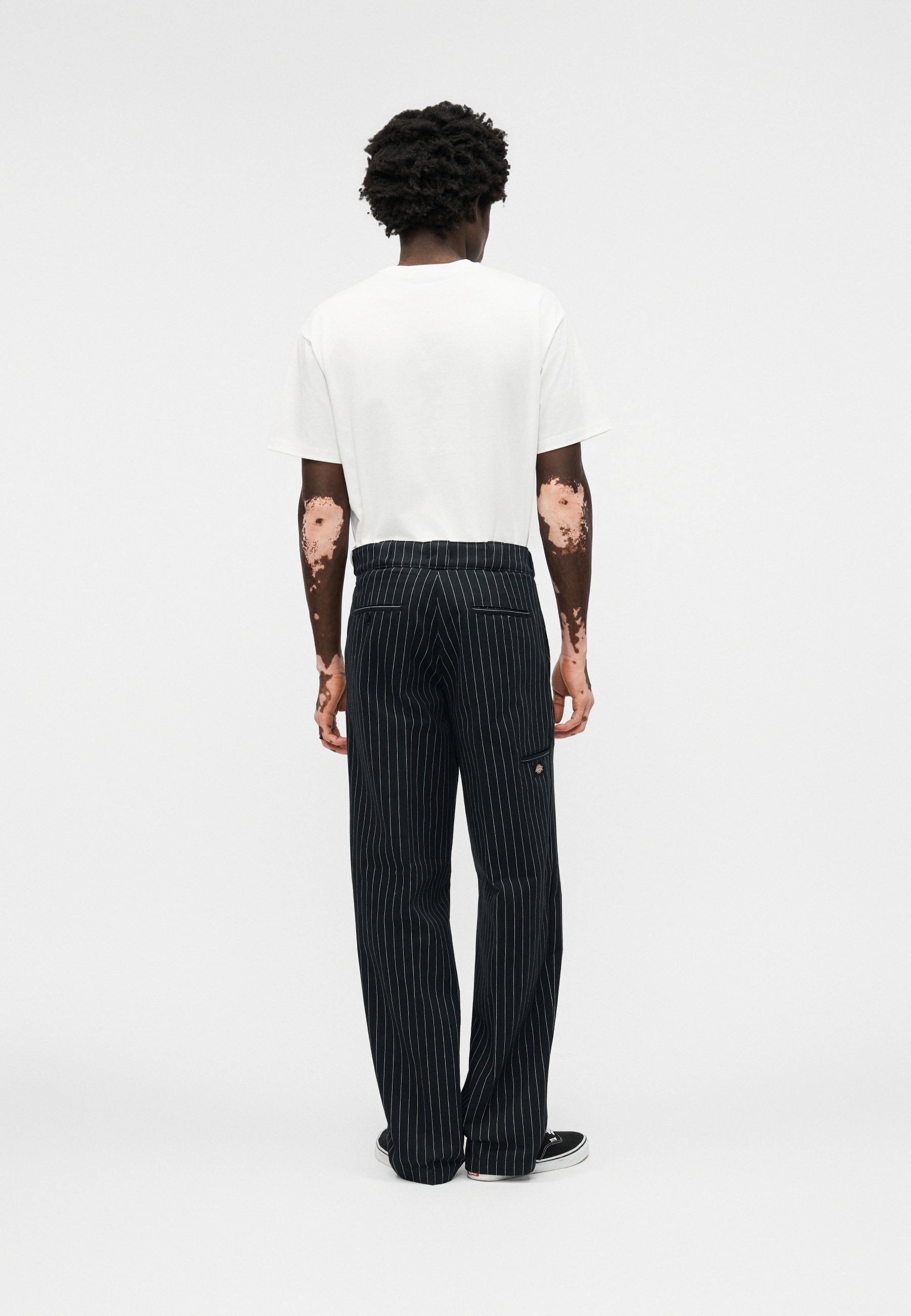 Dickies STRIPE WORK - Trousers - black - Zalando.ie