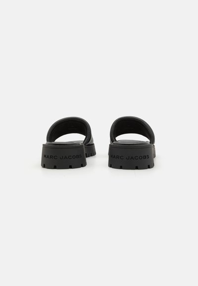 MARC JACOBS THE SLIDE - Slip-on sandaler - black