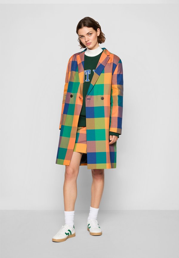 EXCLUSIVE HERITAGE 2.0 CHECKED COAT - Classic coat - pumpkin orange3